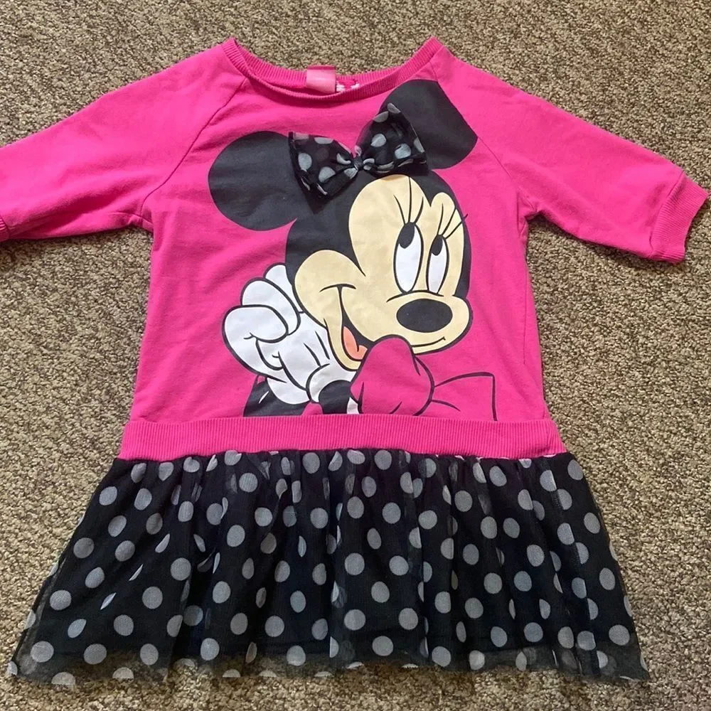 10/$50 Disney Minnie Mouse Girl Mini Dress Size L (10-12)